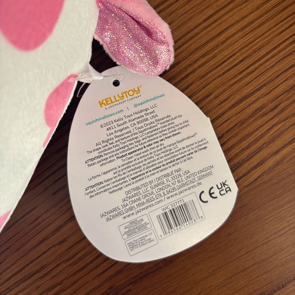 NWT Squishmallows 8" + Clip Evangelica the Cow (Fuzzy Belly) US Exclusive LOT - Picture 7 of 15